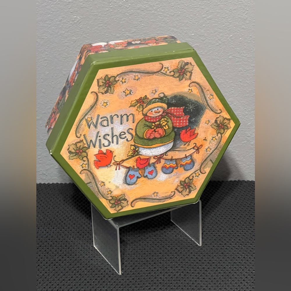 Warm Wishes Box Of 7 Christmas Snowman Ornaments